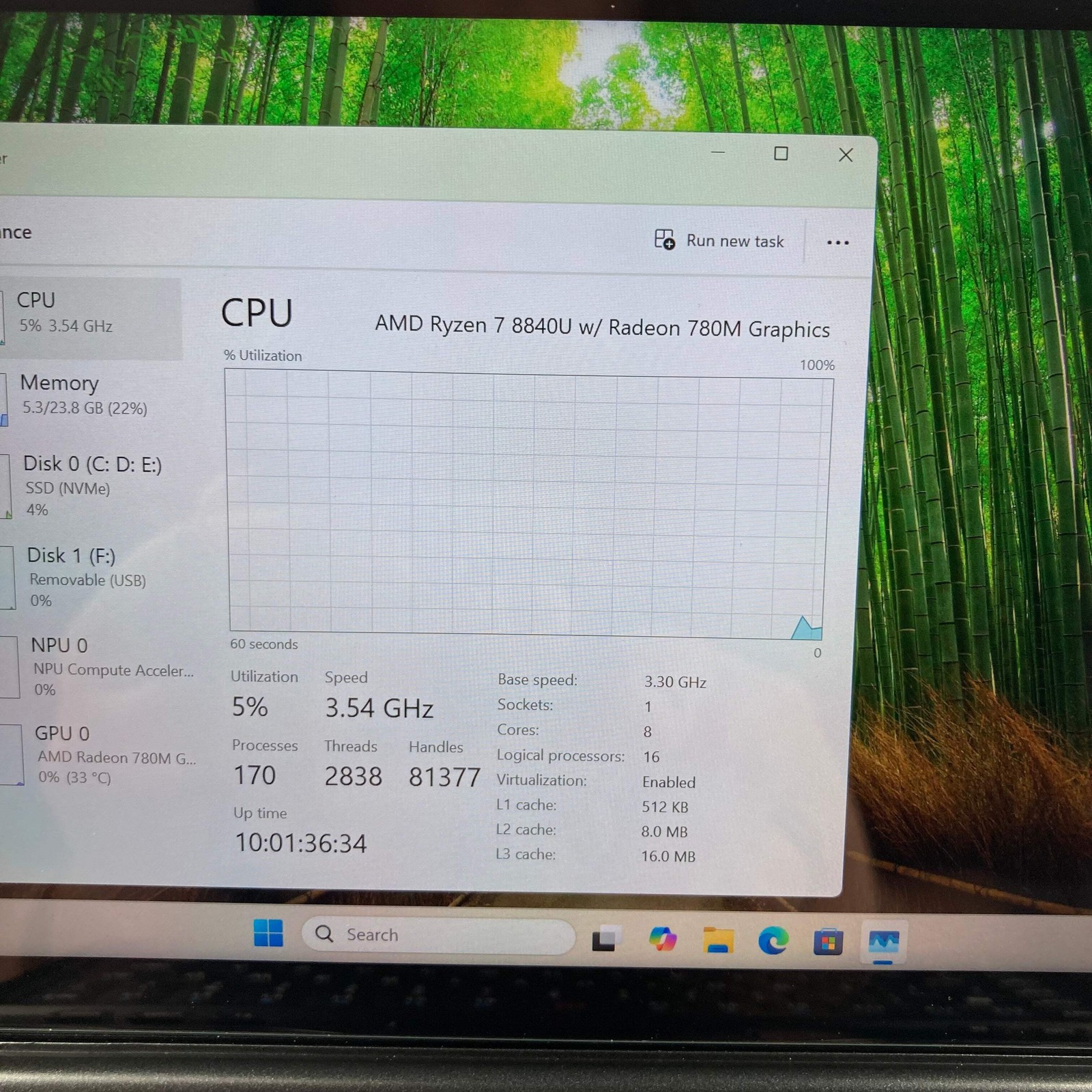 GPD Win Mini (2024) 7″ AMD Ryzen 7 8840U 32GB RAM 2TB Black G1617-01