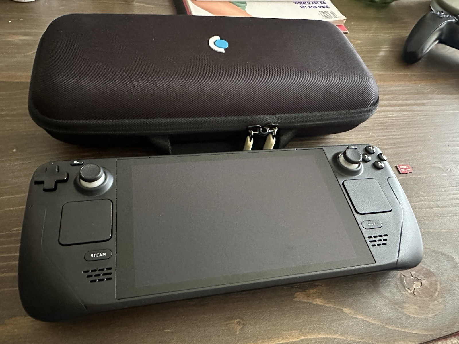 Valve Steam Deck Handheld System Black w/ Carrying Case Wi-Fi USB-C