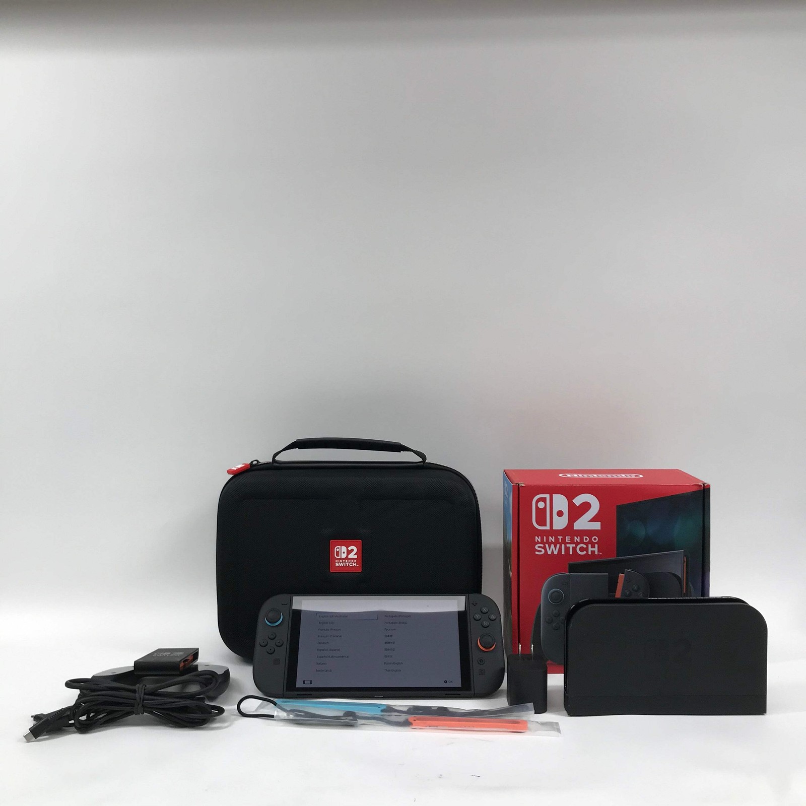 Nintendo Switch 2 BEE‑001 Multi Color With Nintendo Switch 2 Game Traveler Case