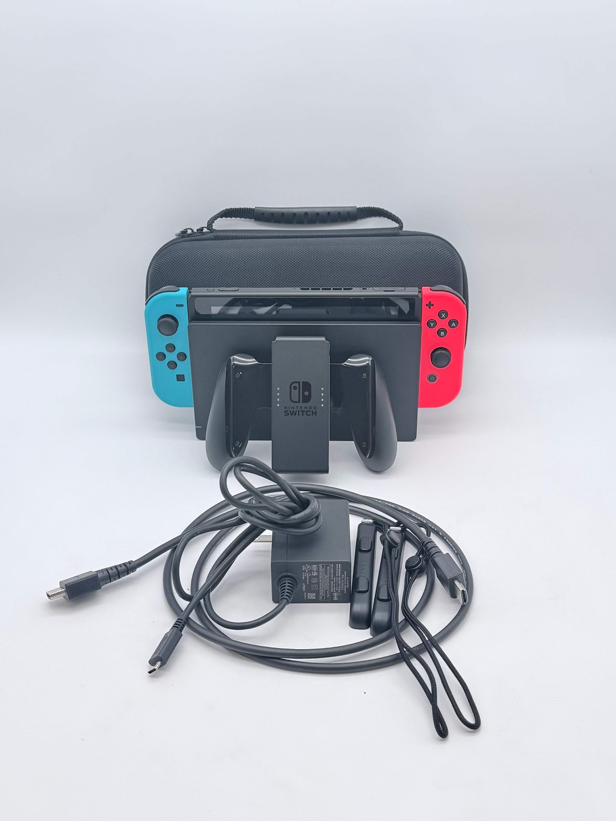Nintendo Switch HAC-001-01 2019 Handheld Console Red Blue Joycons with Dock