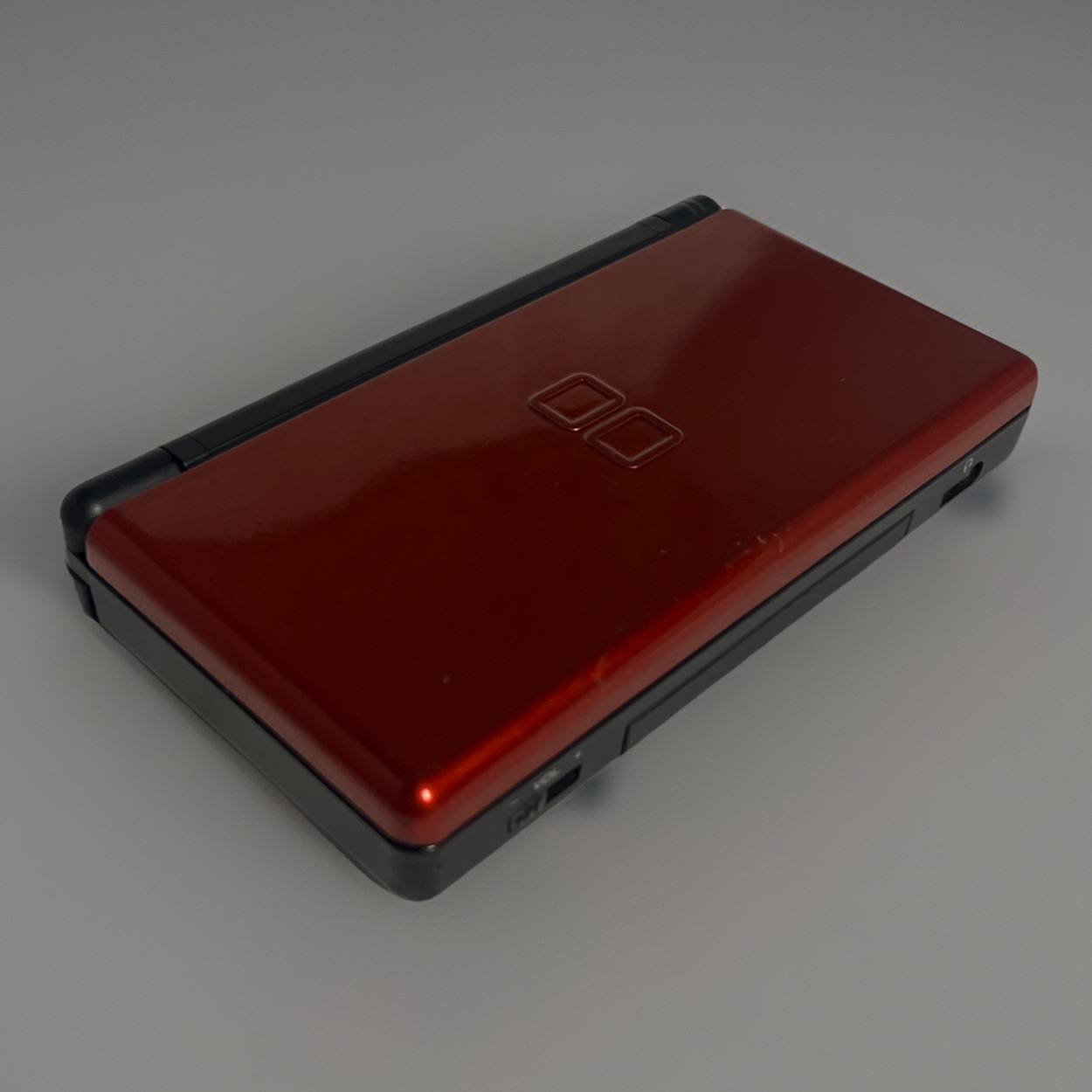 Nintendo DS Lite Handheld Console Red/Black Tested *Needs Stylus*
