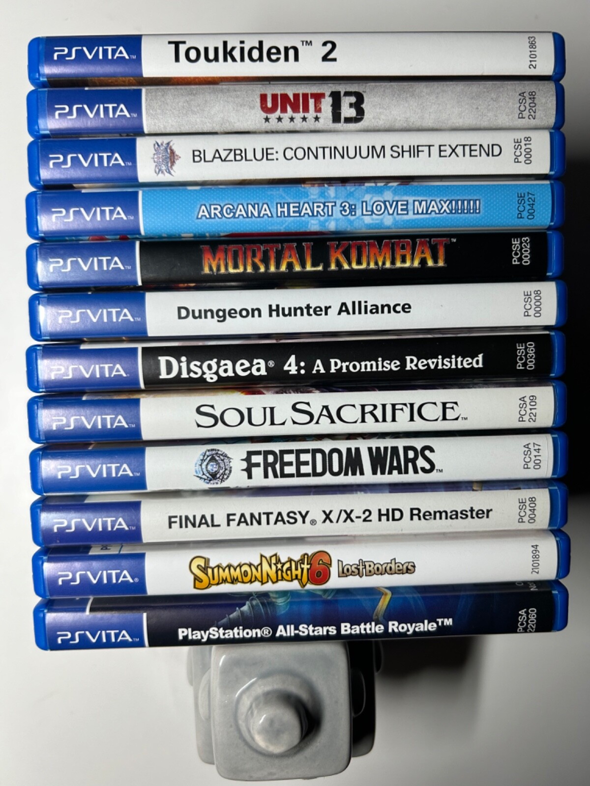 PlayStation PS Vita OLED Console+12 CIB Games+2 Memory Cards Lot Please READ