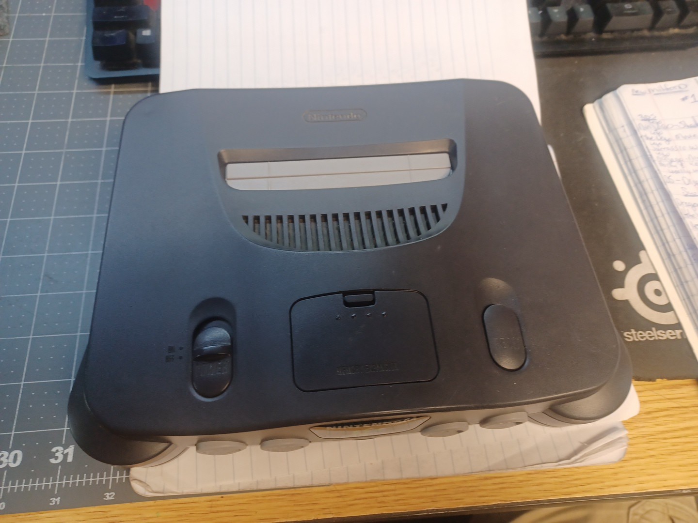 Nintendo 64 Black NUS-001(USA) Console, W/ Power Adapter