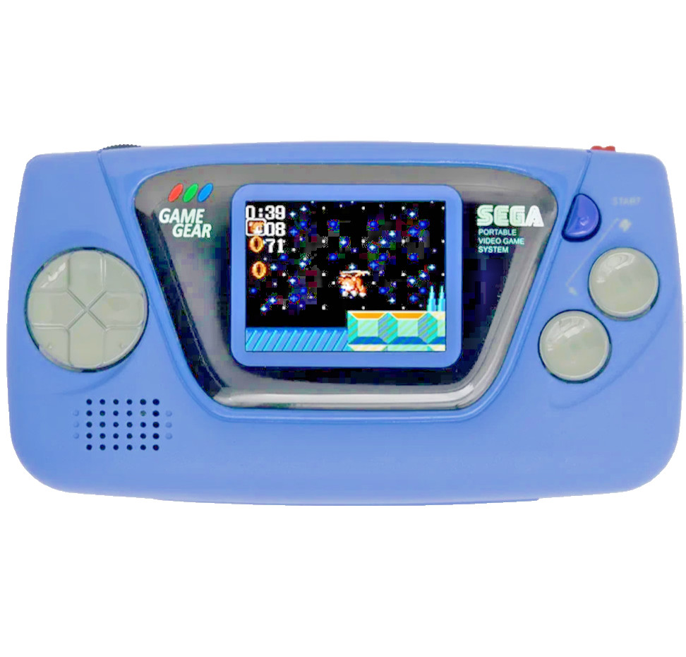 SEGA Game Gear Micro Blue Ltd Handheld Console New Sealed Japan 4 Built-in Games