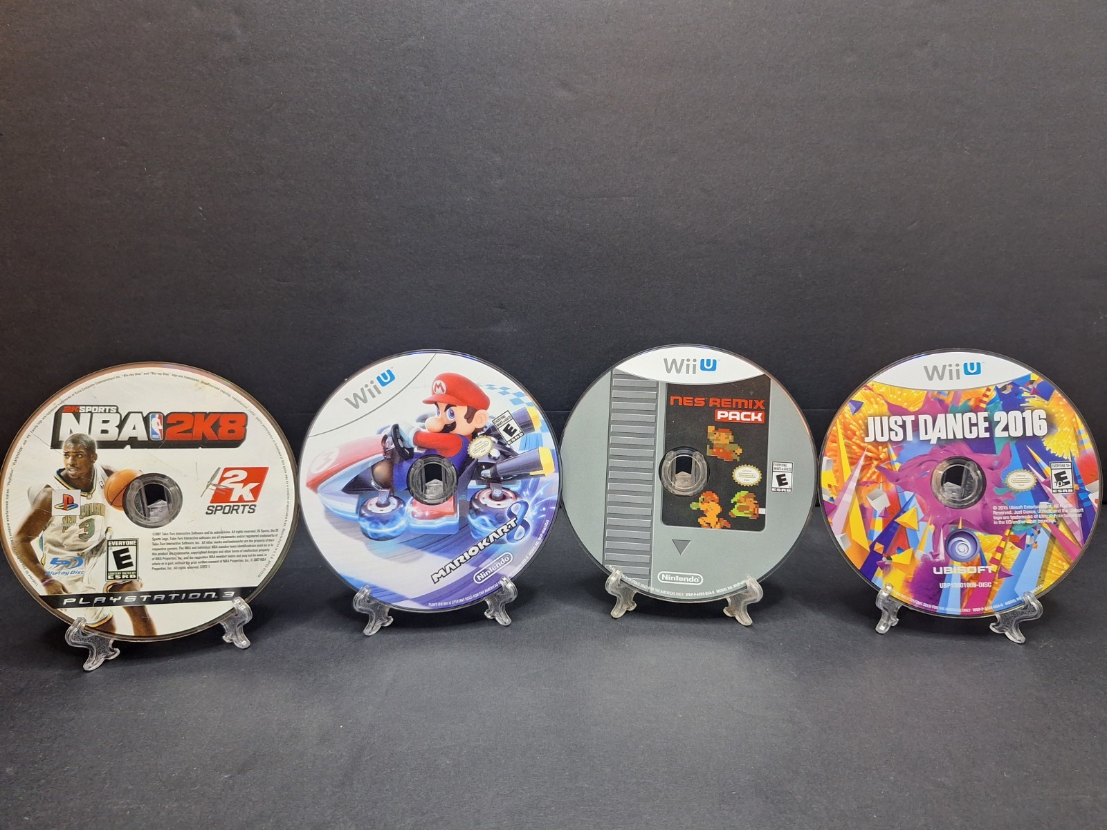 NES Remix Pack Mario Kart 8 Wii U Lot Of 4 Wii U Games Read Error
