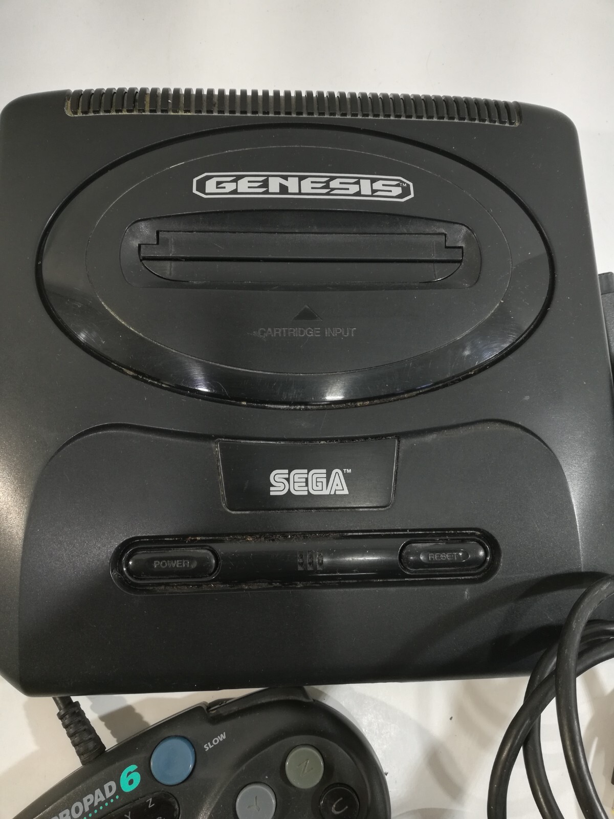 Sega Genesis II w/ two controllers and power supply (read description)