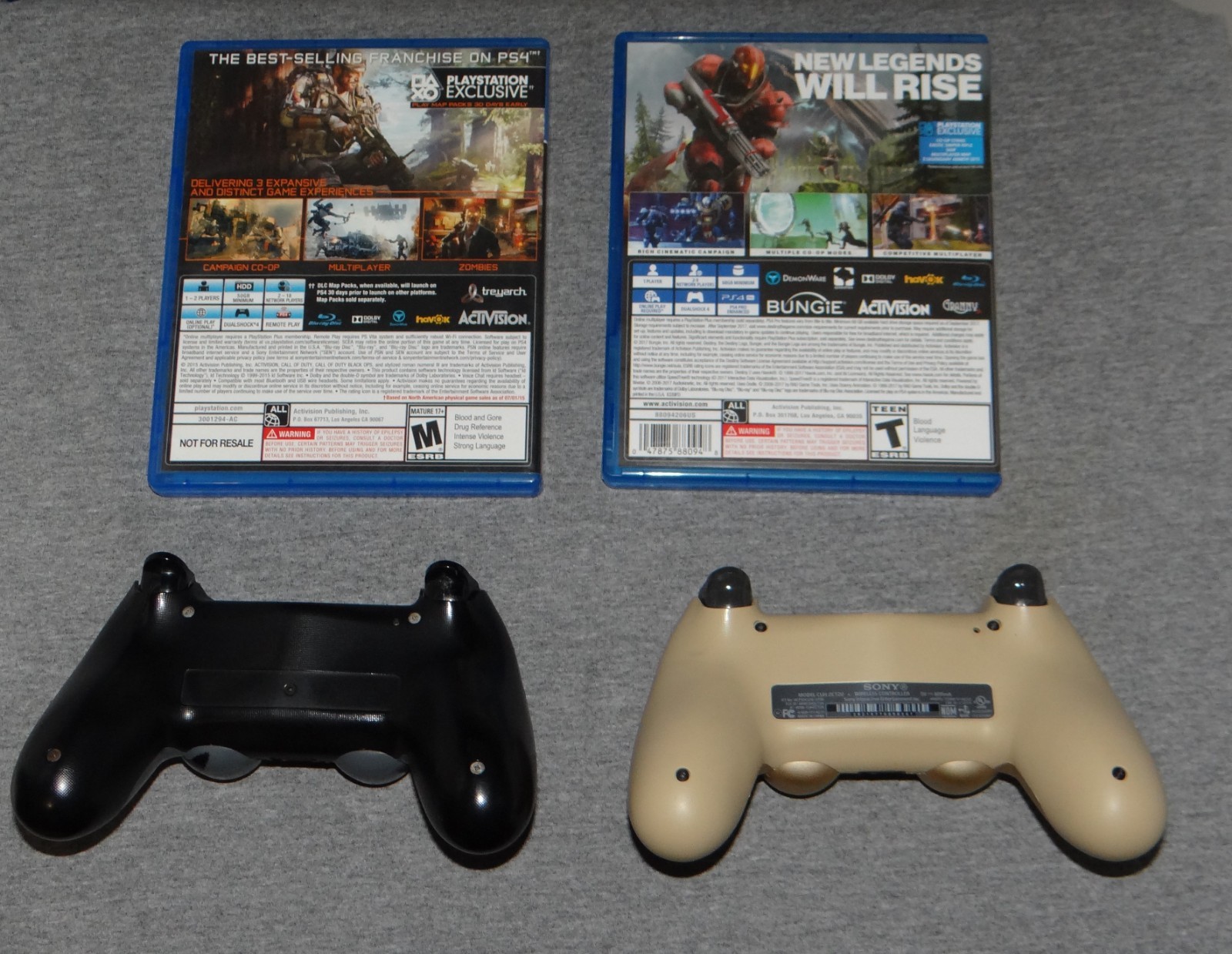 Sony PS4 COD: BO3 LTD Edition 1 TB CUH-1215B – 2 Games & 2 Controllers *TESTED*