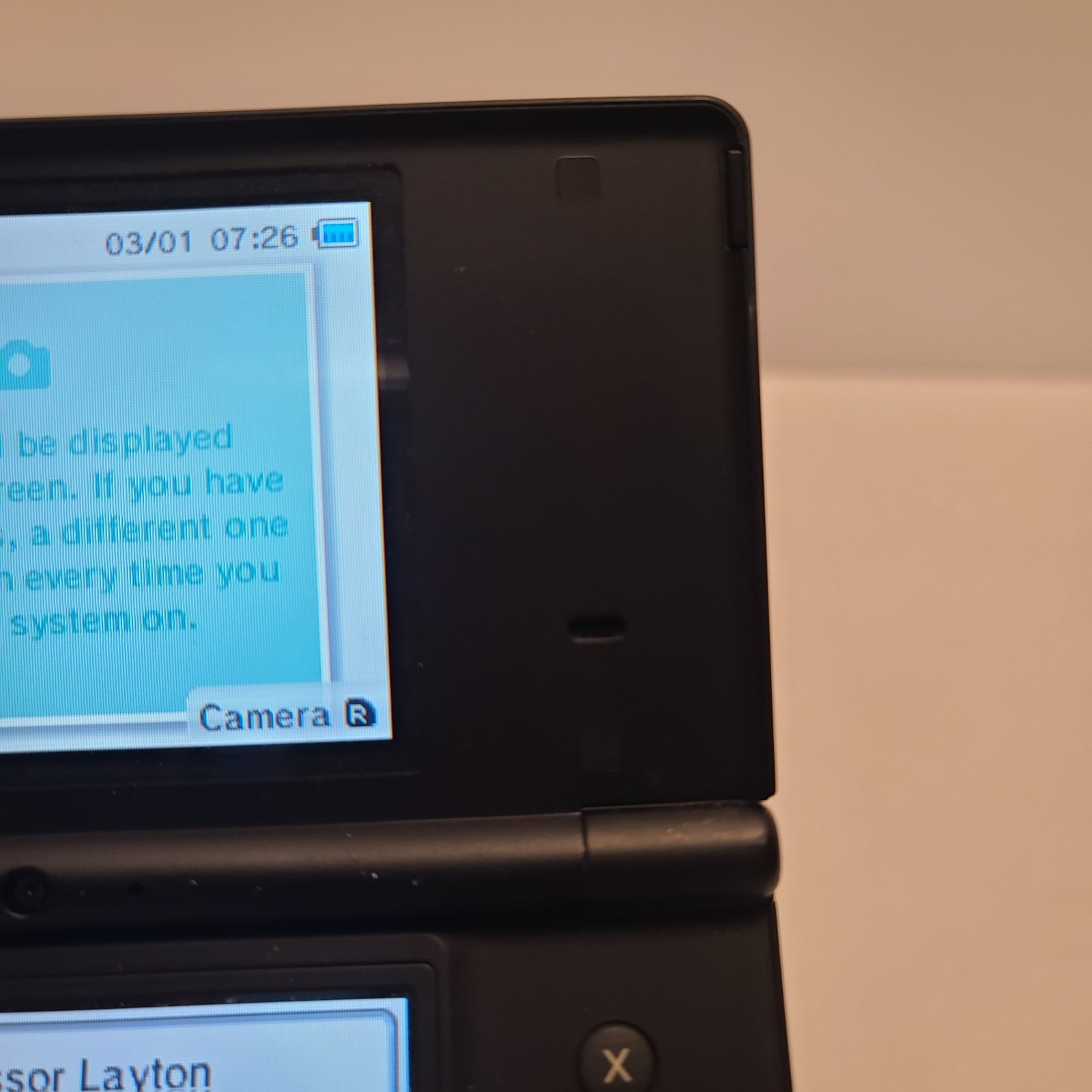Nintendo DSi Black Handheld Console Touch Screen Wi-Fi Built-In Microphone