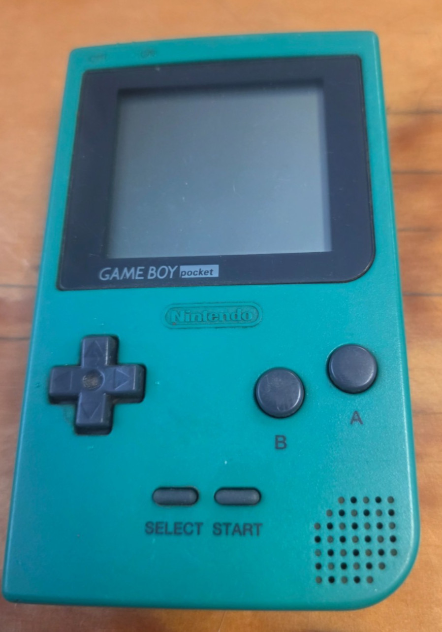 Nintendo Game Boy Pocket Green MGB-001, USA Version, BUTTON ISSUES!