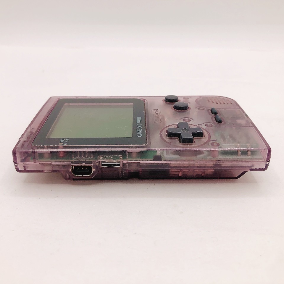 Nintendo Game Boy Pocket Console Clear Purple 5 Bundle Games Gameboy Tested