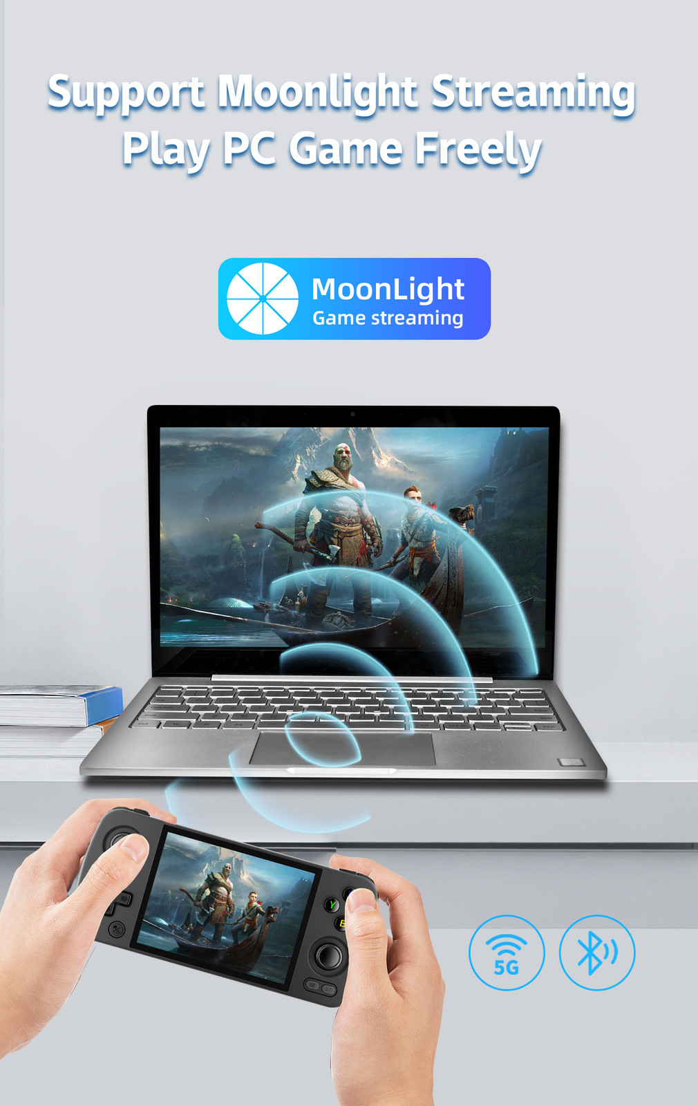 ANBERNIC RG405M Handheld Game Console 4» IPS Touch Screen Android12 3000+ Games
