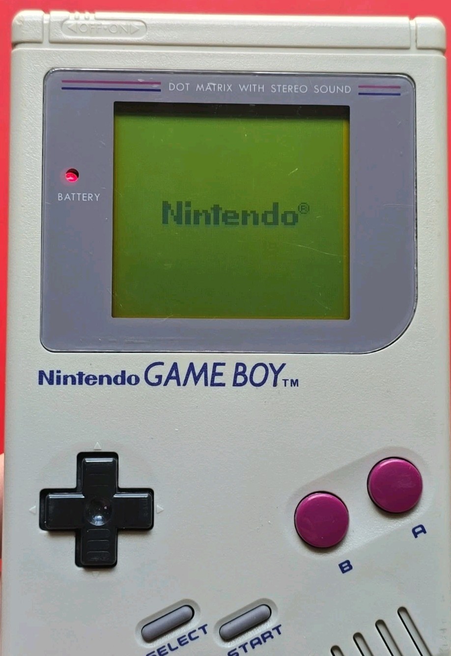 Nintendo Game Boy Original DMG-01 Handheld System with Tetris – No Dead Pixels