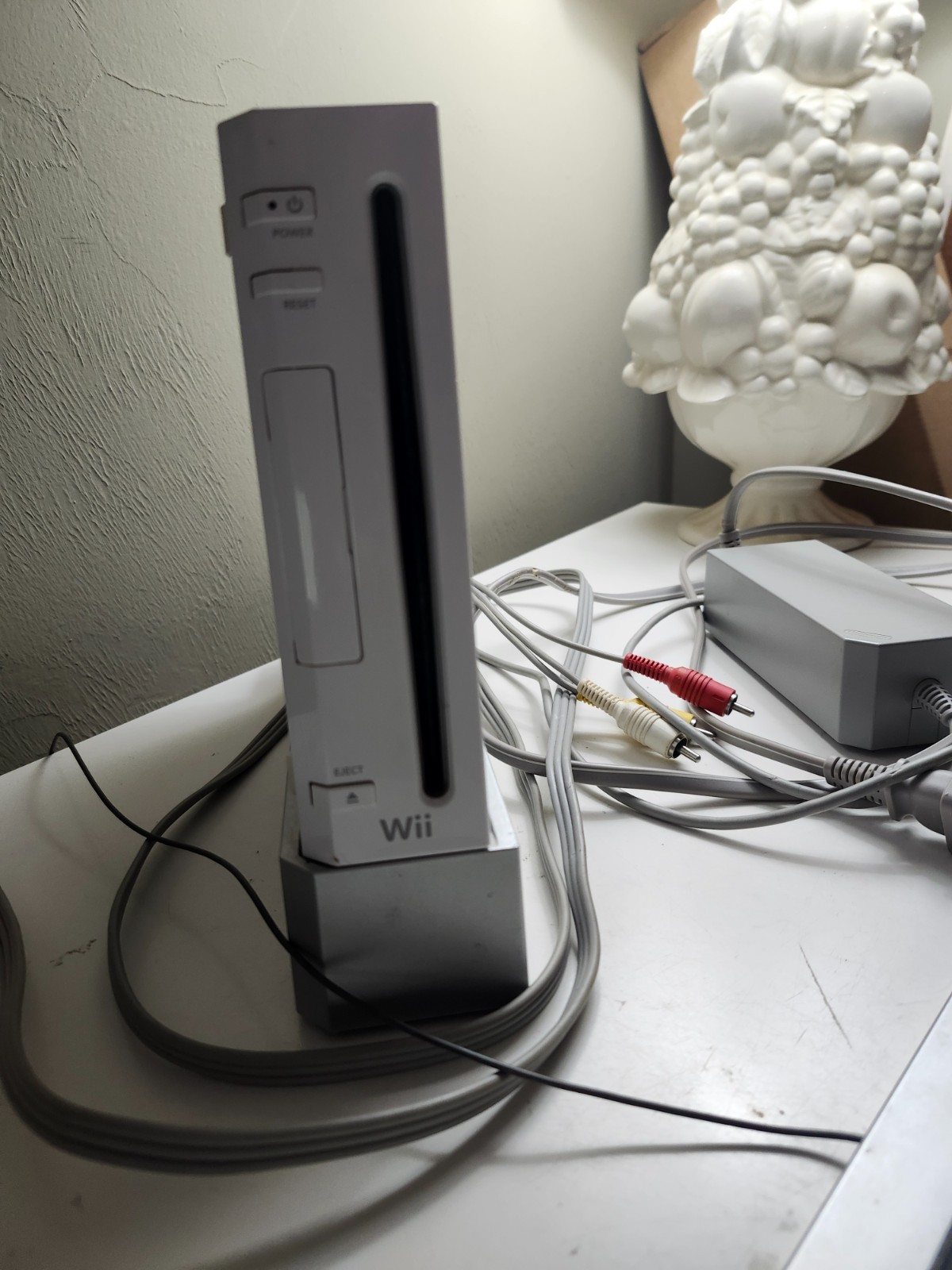Nintendo Wii White Console (NTSC) Bundle Tested Working