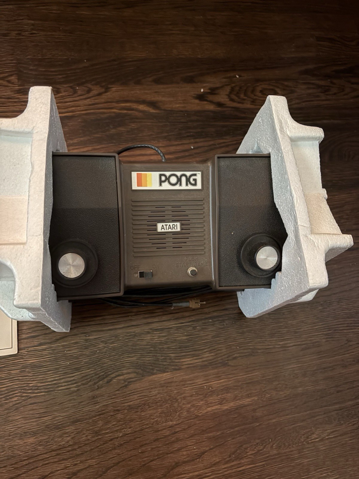 Atari C-100 Pong Console in original box with instructions/warranty card