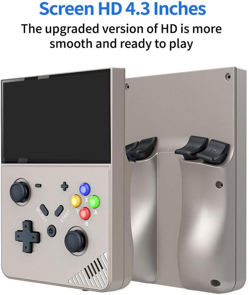 M18 Retro Handheld Game Console, Preinstalled Emulator Built-In 64G 20000+Games,