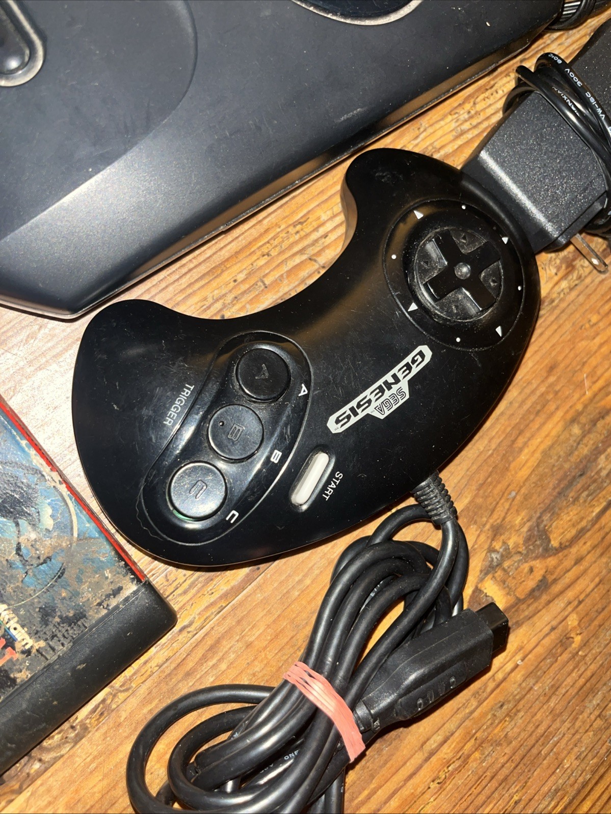 Sega Genesis Model 2 Console MK-1631 Bundle 6 Games – Spider-Man Mortal Kombat