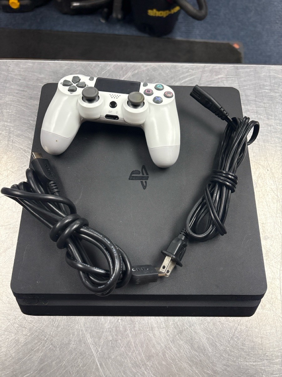 Used SONY Playstation 4 PS4 SLIM Game SYSTEM CUH-2015A 500GB Console (QUC027158)