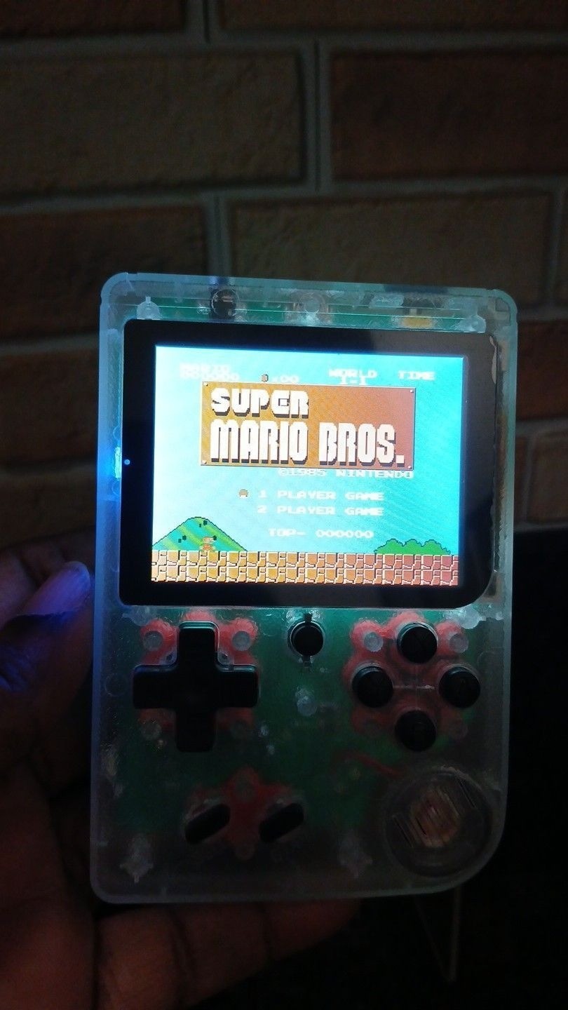 Game Box Plus Handheld Game 400 in 1 Transparent Game Console