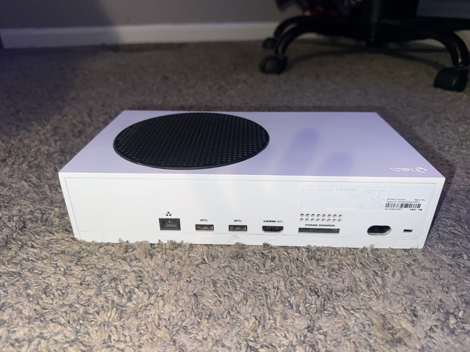 Microsoft Xbox Series S Home Console 512GB 4K UHD Wi-Fi HDMI USB-A White