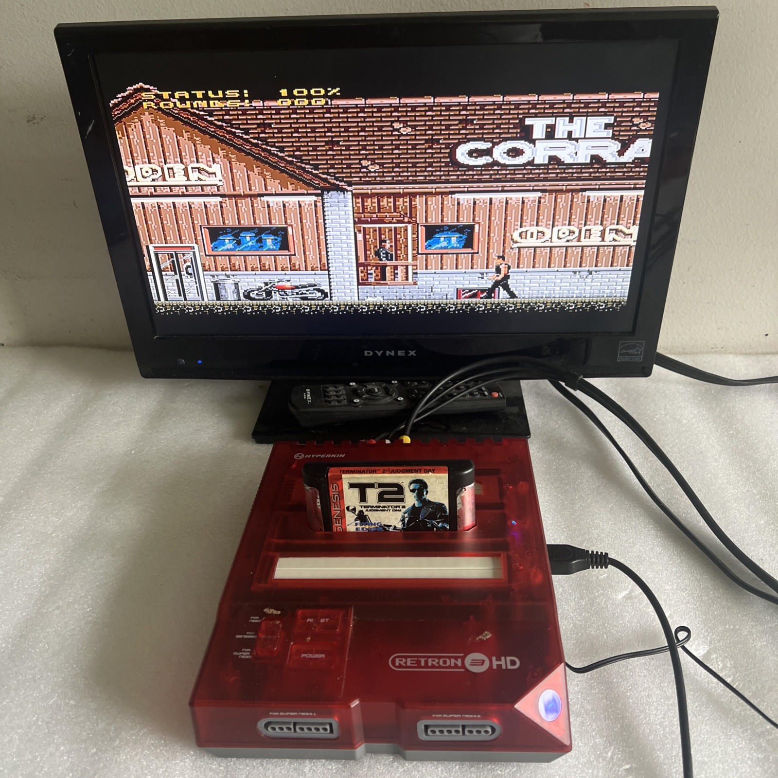 Hyperkin Retron HD 3-in-1 Retro Gaming Console w/ Controller Cord Tested