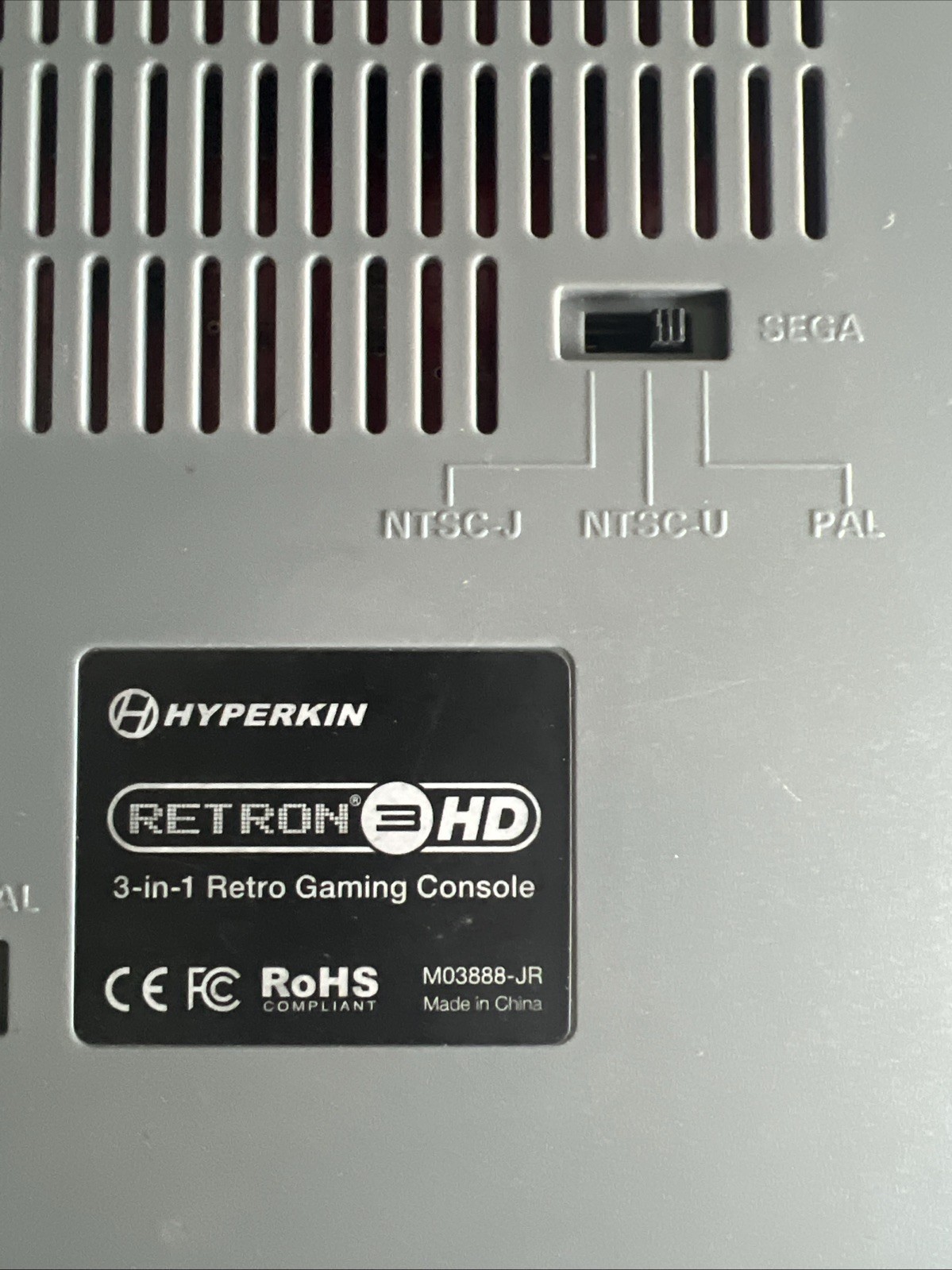 Hyperkin Retron HD 3-in-1 Retro Gaming Console w/ Controller Cord Tested