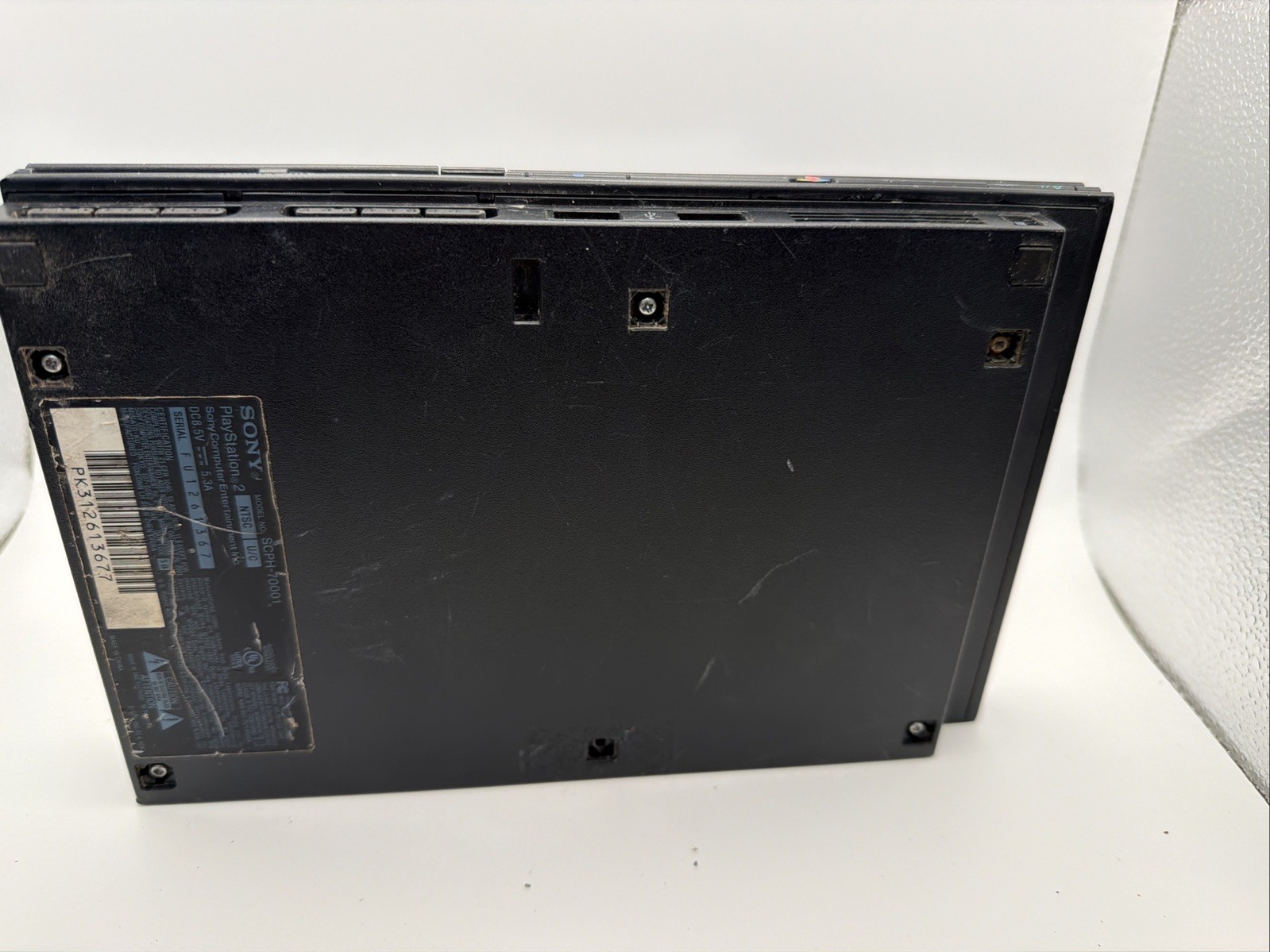 Sony PlayStation 2 SCPH-70001 Slim Console – Charcoal Black Tested Works