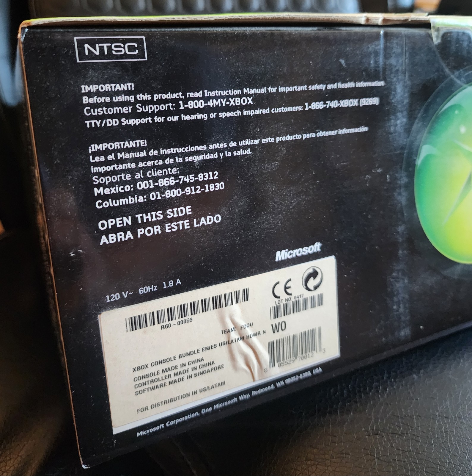 ORIGINAL XBOX Halo Special Edition Translucent Green NEW, SEALED 2004 NIB