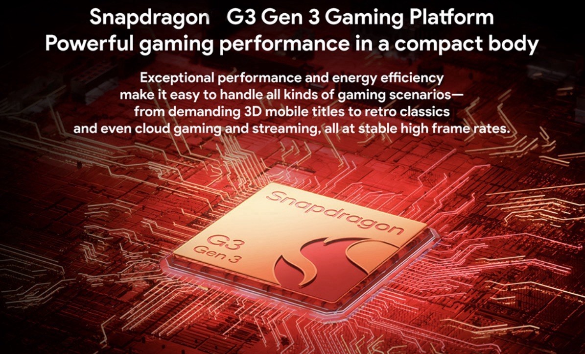 Konkr Pocket FIT | Snapdragon G3 Gen 3 | 8GB LPDDR5X | 128GB Storage | Black