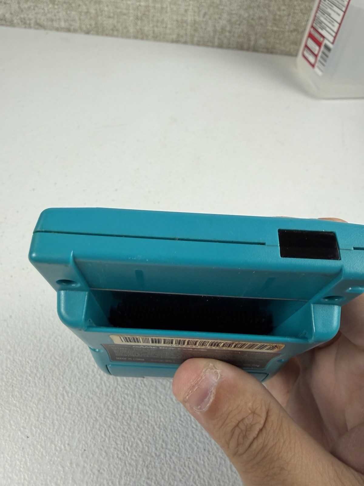 Nintendo Game Boy Color Handheld Console Teal With 2 Games TESTED Rugrats Barbie