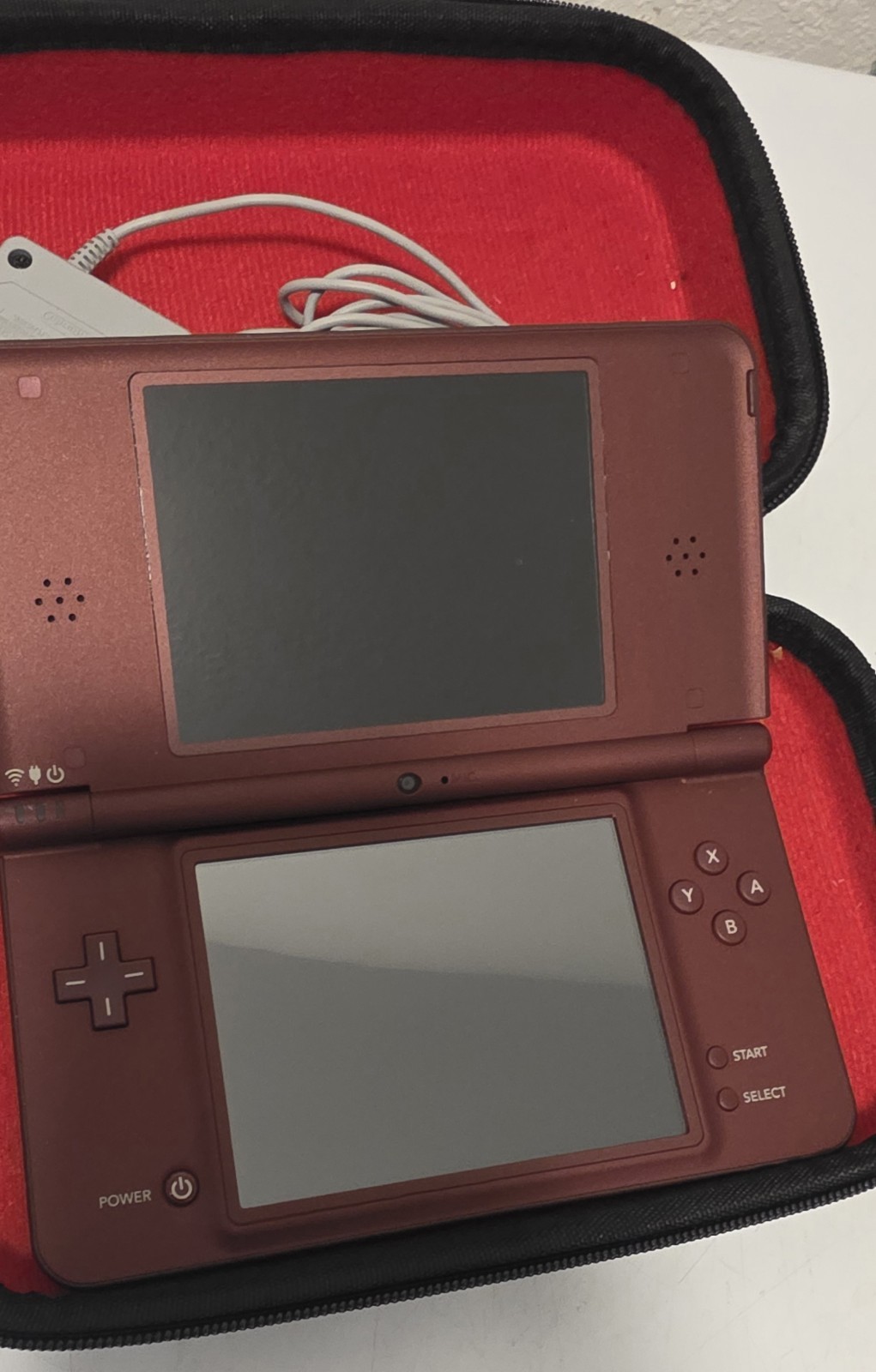Nintendo Dsi Xl Console Plus Case 208 Games and More Burgandy Red Tested Working