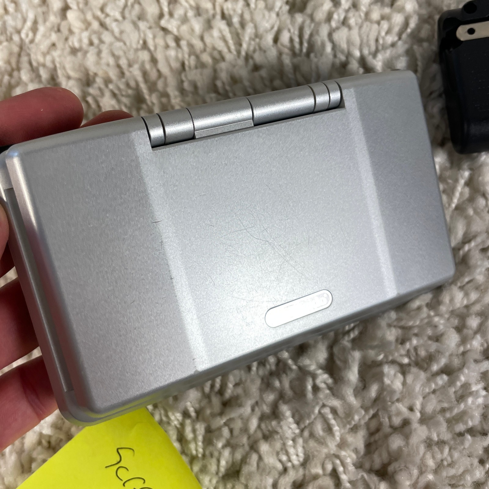 Nintendo DS Original NTR-001 Titanium Silver Handheld Console System READ