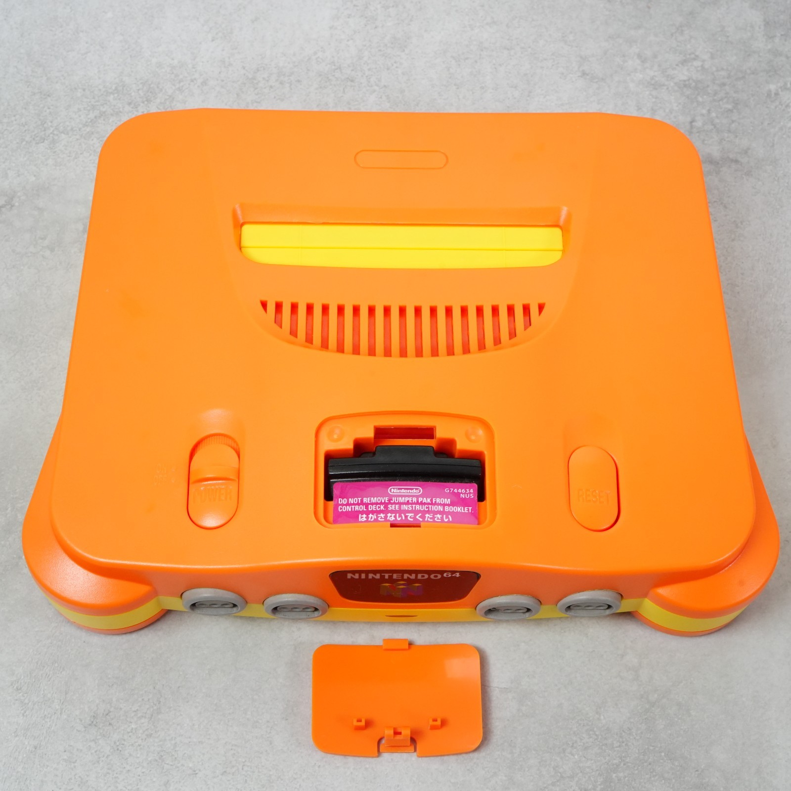 Nintendo 64 N64 HDMI MOD Orange Yellow Replacement Shell Console NUS-001 TESTED