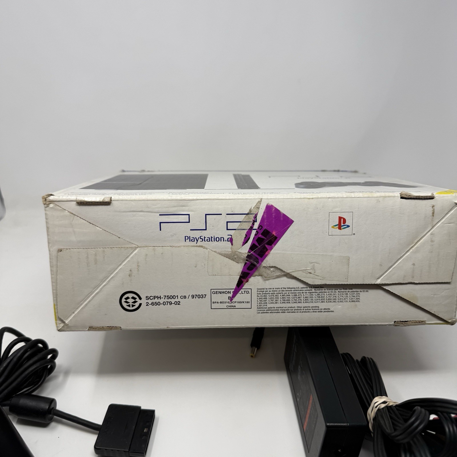 Sony PlayStation 2 PS2 Slim Console (SCPH-75001) with box – NO MANUAL