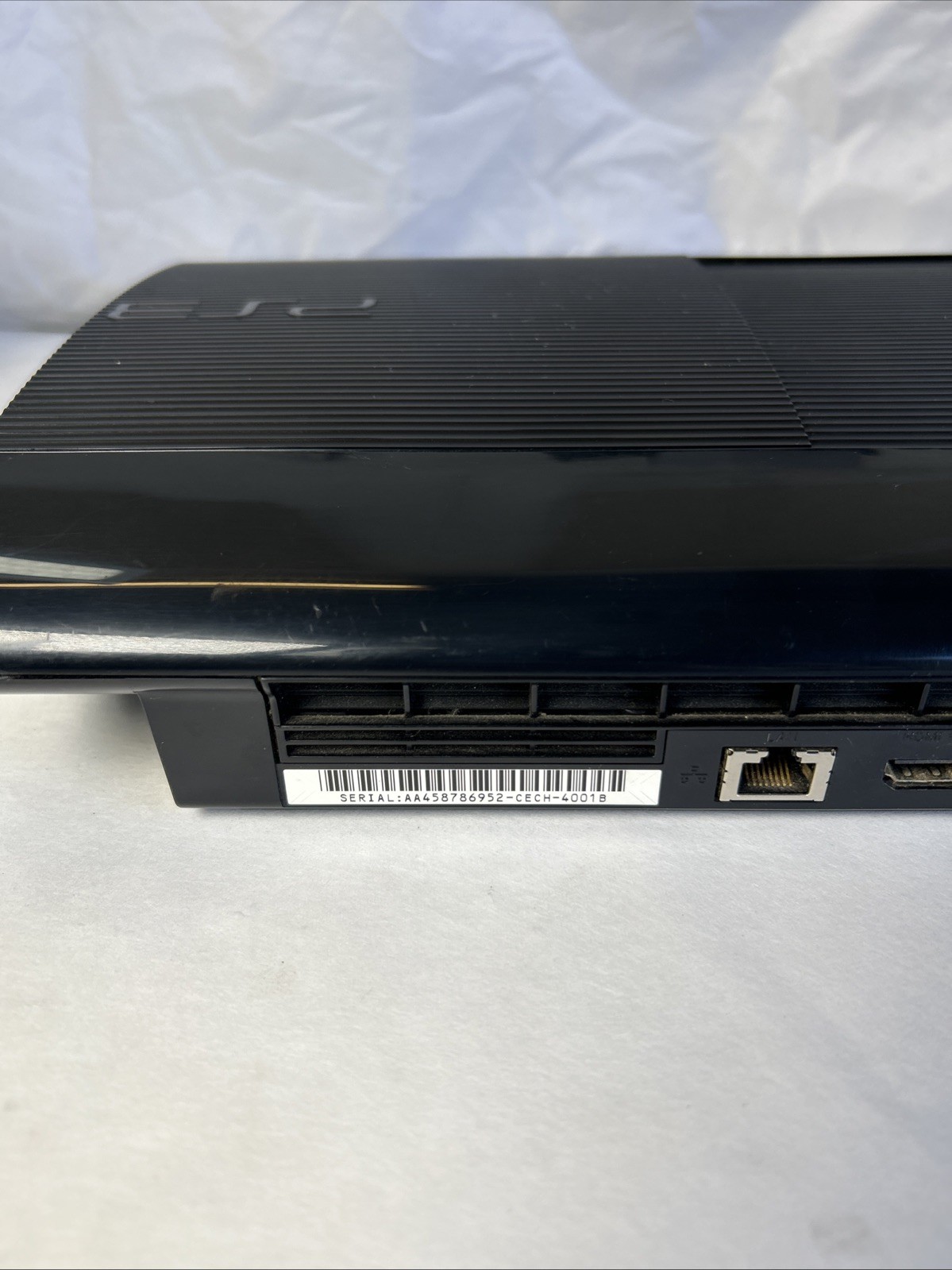 Sony PlayStation 3 (CECH-4001b) PS3 250GB Super Slim Console Only Black