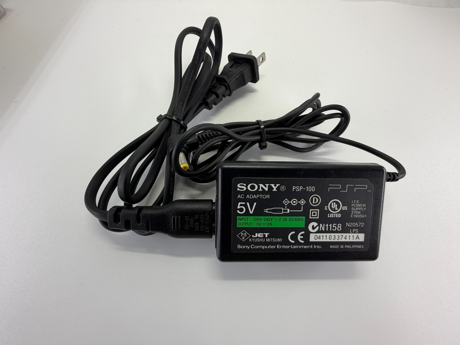 Sony PSP-1000 Black Console Bundle OEM Charger Battery 4 Games Tested Japan