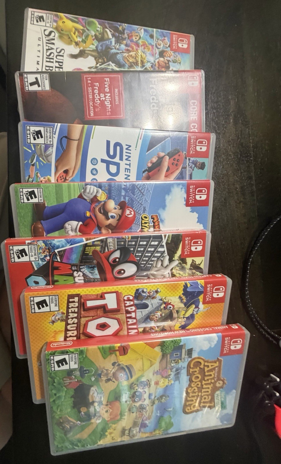 Nintendo switch + Controllers and Games (READ DESC)