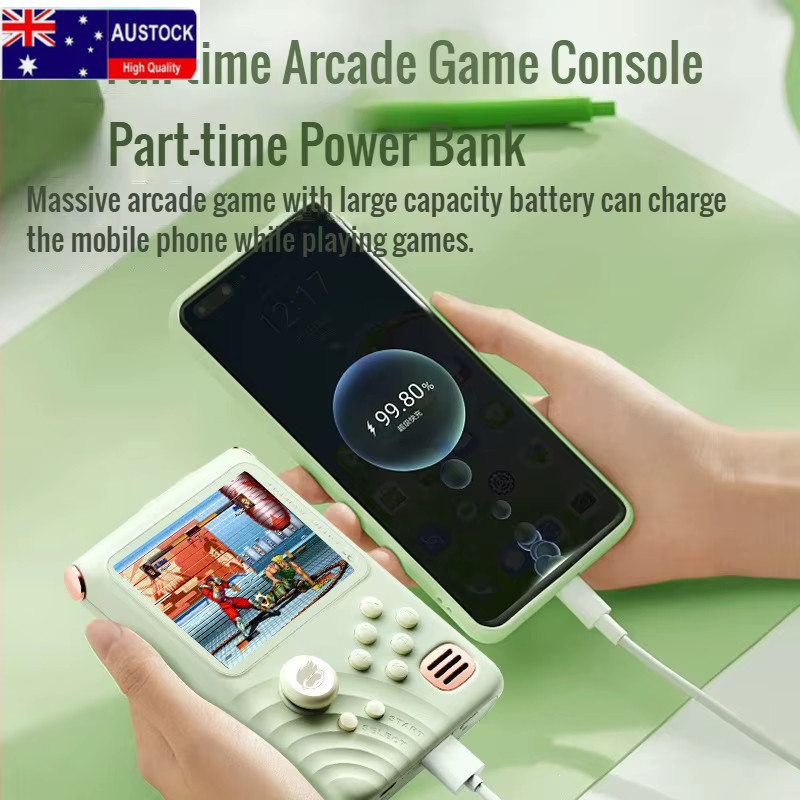Newest Game Console with 3.5-Inch IPS Screen 6000 Mah Power Bank 16-Bit 10000 Ga