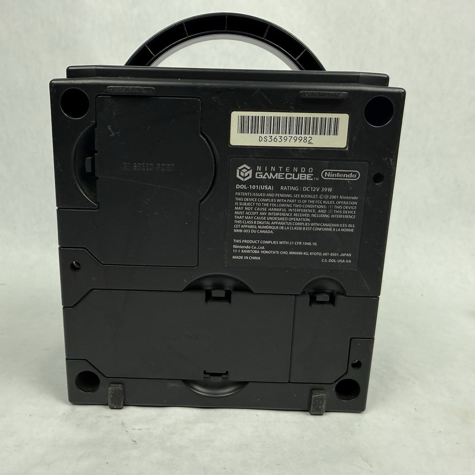 Nintendo GameCube Console DOL-101 Black with Controller/Cables/Game-Tested