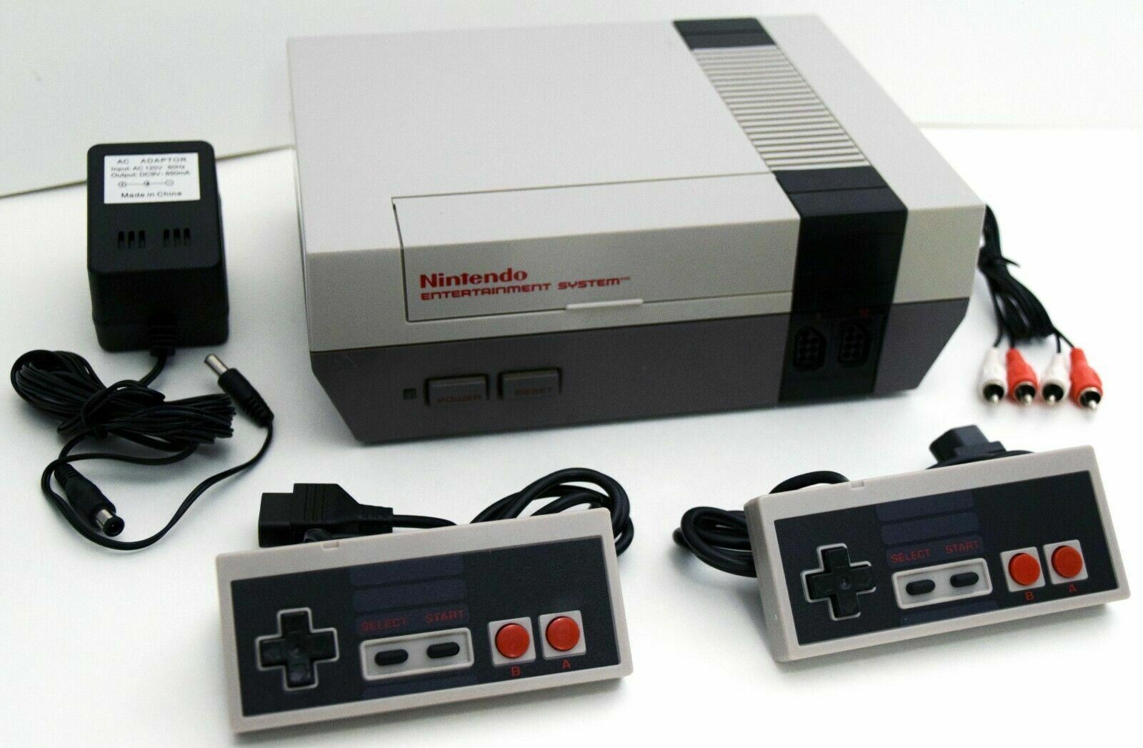 ORIGINAL Nintendo Entertainment System Video Game Bundle Set Kit NES Console OG
