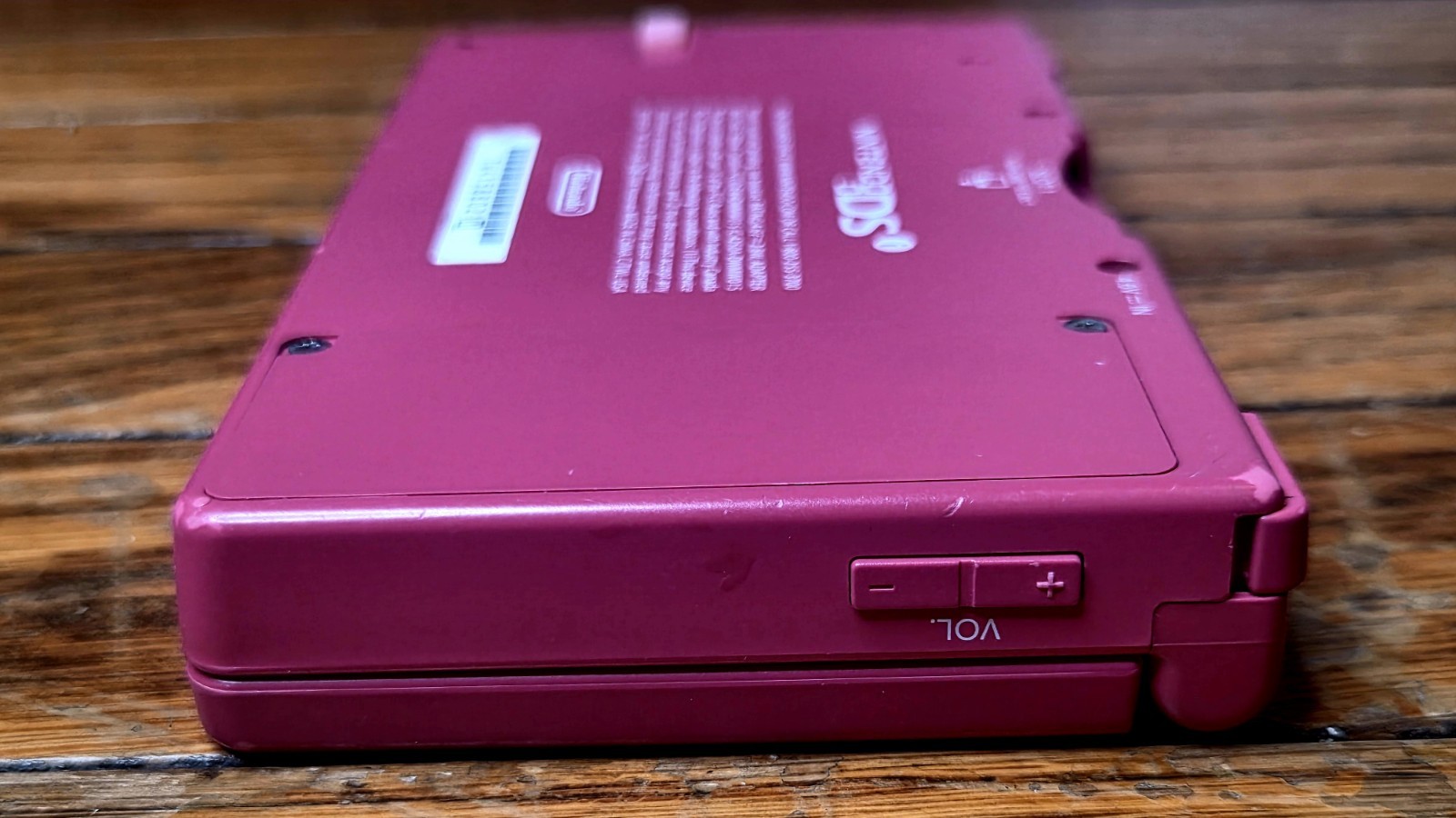 Nintendo DSi Pink TWL-001 USA Handheld Game Console + Stylus + Charger Tested