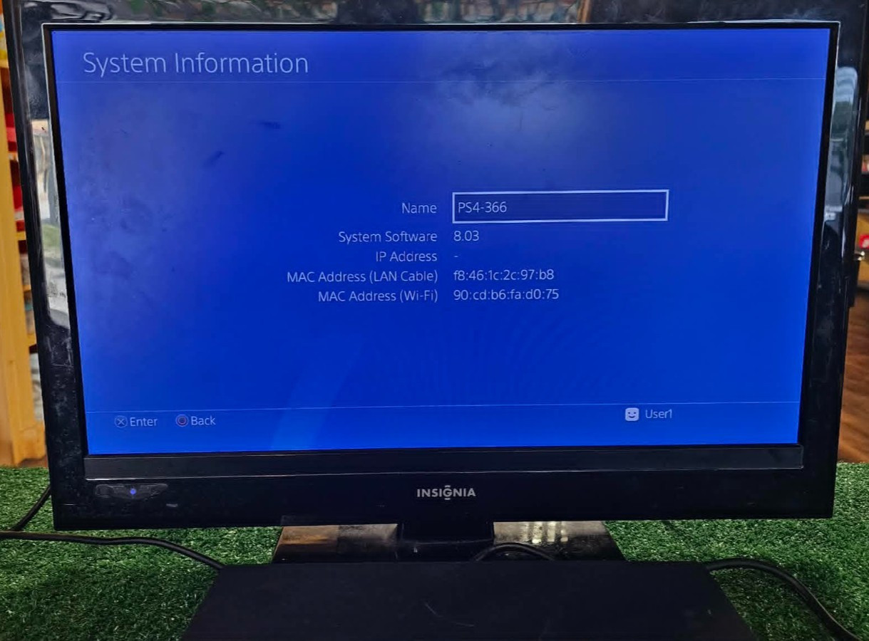 PS4 Pro 1TB Console Bundle (1 Controller, 6 Games) (LOW FIRMWARE 8.03) TESTED