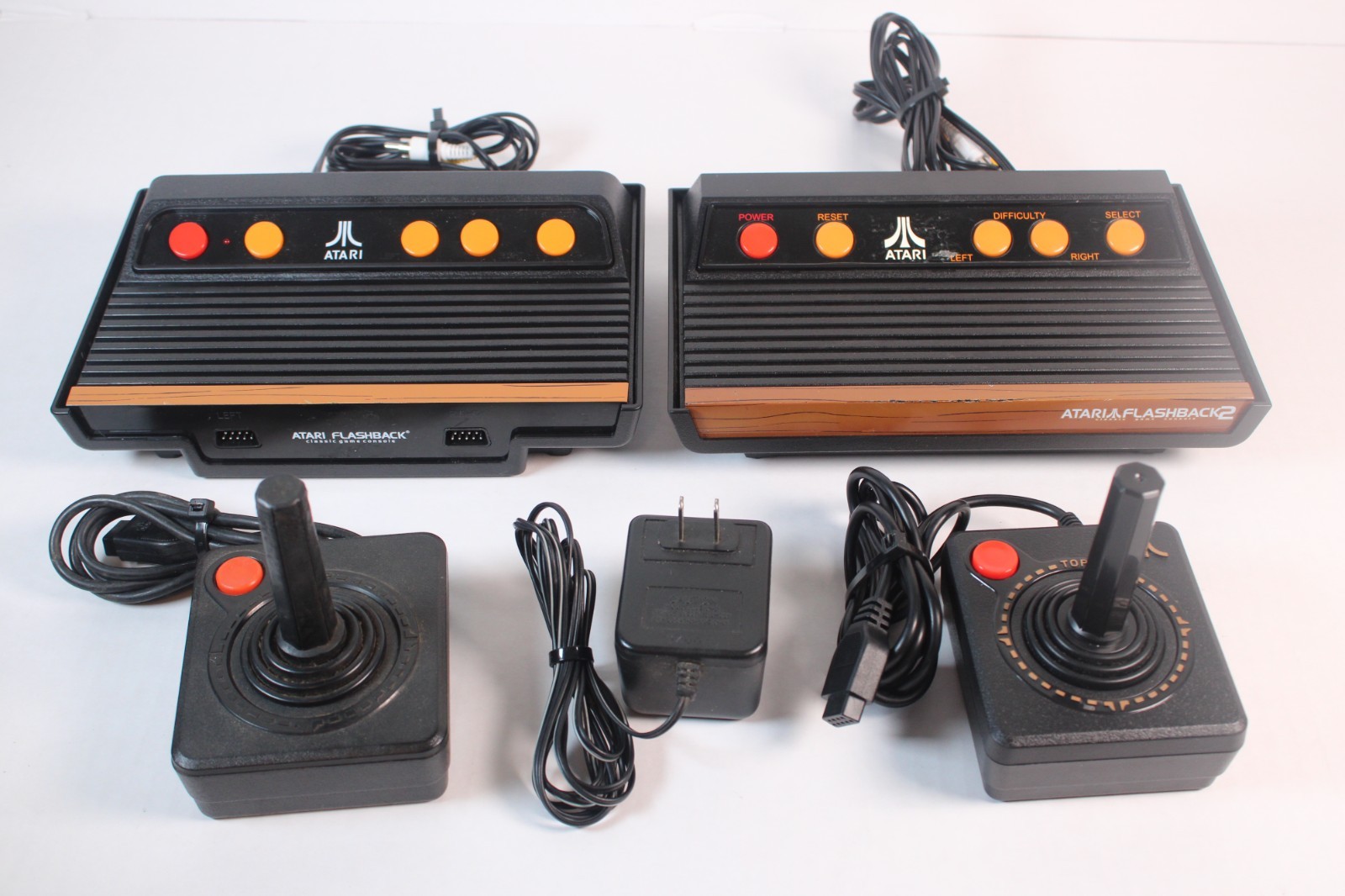 Atari Flashback Classic Game Console w/ 2 Wired Controllers + Flashback 2 parts