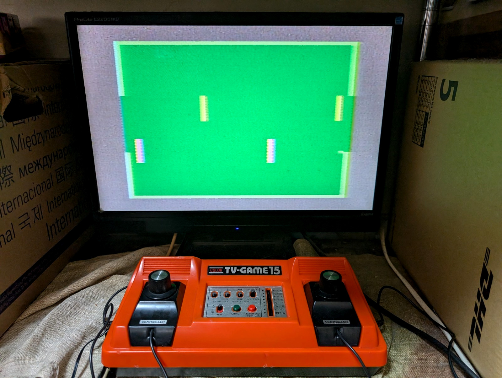 Nintendo Color TV game TV-GAME15 CTG-15V console Japan Box Manual