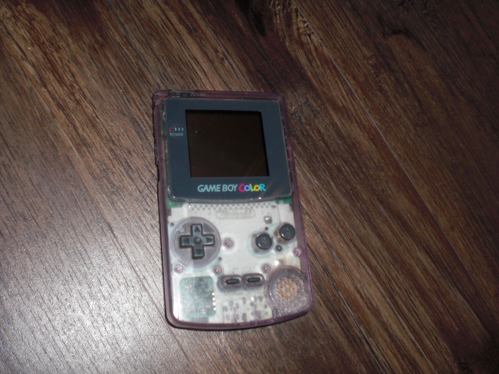 Nintendo Game Boy Color Clear Glacier Purple Handheld Console System CGB-001 OEM