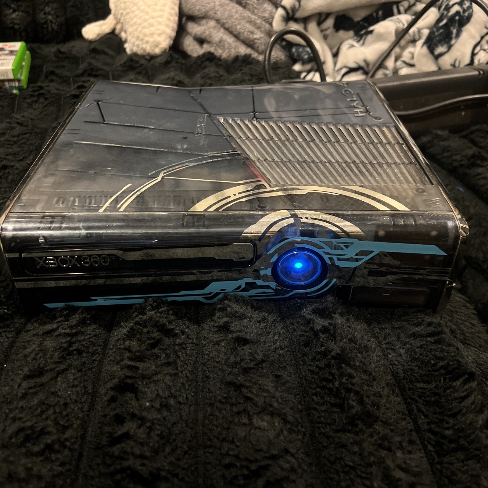 Xbox360 Halo 4 Special Limited Edition Console with power cable/black controller