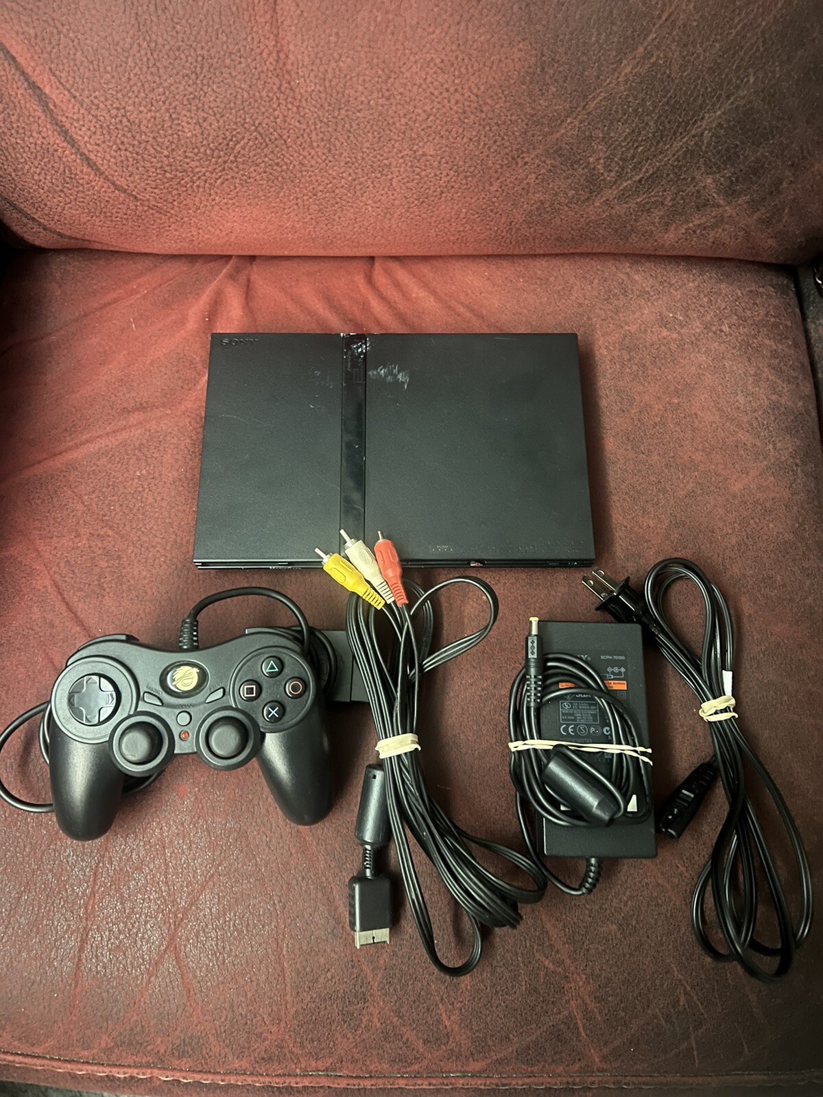 Sony PlayStation 2 – Ps2 Slim Home Console Bundle – Black – TESTED