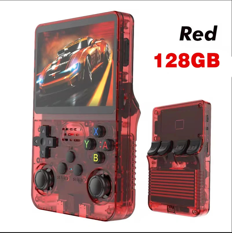 R36S Retro Handheld Game Console Linux System 3.5-inch IPS Screen Video Pl