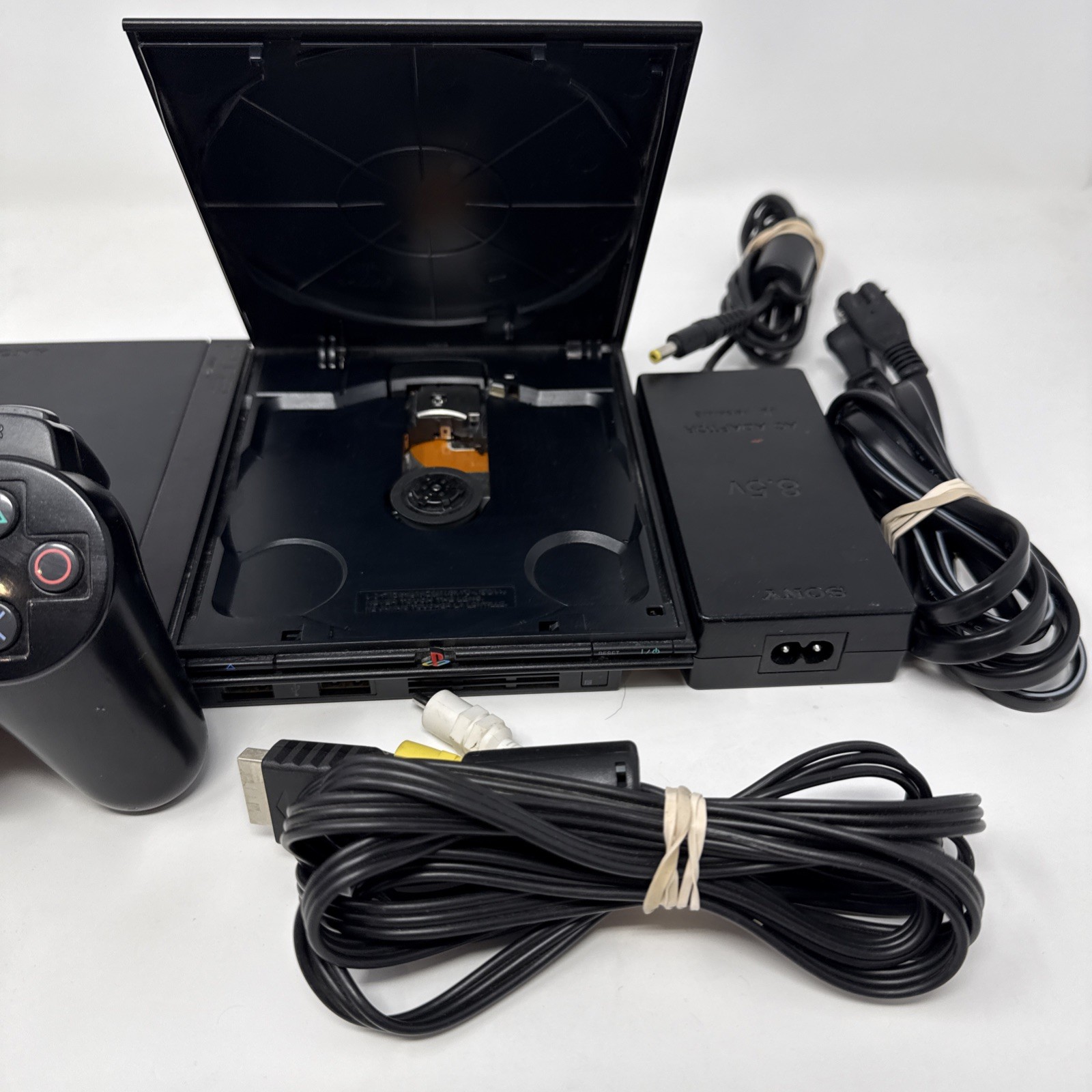 Sony PlayStation 2 PS2 Slim SCPH-70012 Console System OEM Bundle – Tested!!