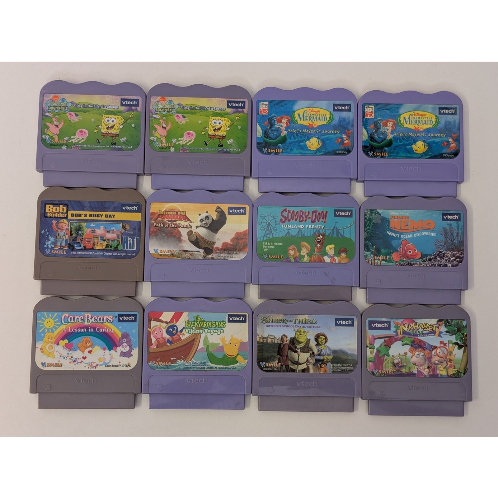 V-tech V.Smile TV Learning System w/ 12 games – Orange – USED