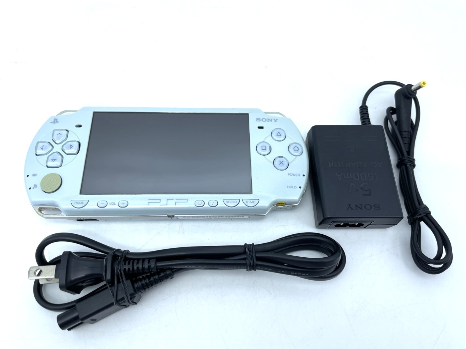 SONY PSP-2000 Console Felicia Blue Charger & New Battery & Memory Stick Tested